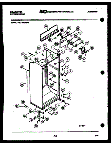 03 - Cabinet Parts parts for Frigidaire Refrigerator TSK160EN3D from AppliancePartsPros.com