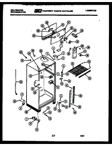 03 - Cabinet Parts parts for Frigidaire Refrigerator TSK160AN7T from AppliancePartsPros.com