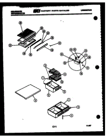 04 - Racks And Trays parts for Frigidaire Refrigerator TSK180AN7F from AppliancePartsPros.com
