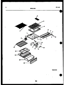05 - Shelves And Supports parts for Frigidaire Refrigerator TSX130HN0D from AppliancePartsPros.com