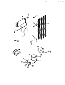 05 - System parts for Frigidaire Refrigerator TSK210ANOF from AppliancePartsPros.com