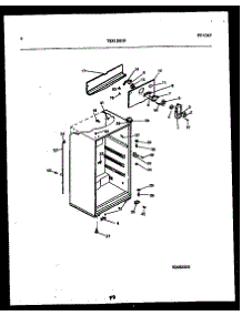 03 - Cabinet Parts parts for Frigidaire Refrigerator TSX130HN1T from AppliancePartsPros.com