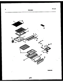05 - Shelves And Supports parts for Frigidaire Refrigerator TSX130HN1T from AppliancePartsPros.com