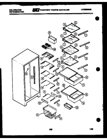 05 - Shelf Parts parts for Frigidaire Refrigerator FMK220EN2D from AppliancePartsPros.com