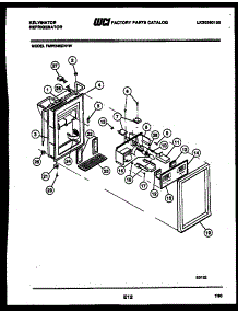 07 - Ice Door, Dispenser And Water Tank parts for Frigidaire Refrigerator FMW240DN1V from AppliancePartsPros.com
