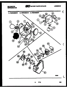 06 - Refrigerator Control Assembly, Damp parts for Frigidaire Refrigerator FMW240EN1D from AppliancePartsPros.com