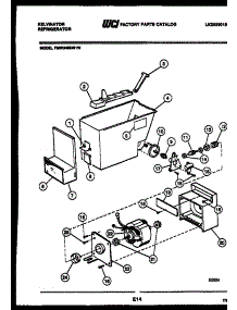 08 - Ice Dispenser parts for Frigidaire Refrigerator FMW240DN1V from AppliancePartsPros.com