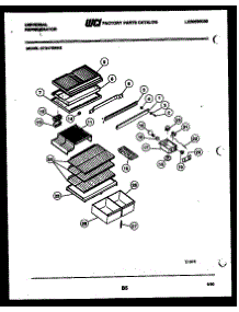 04 - Shelves And Supports parts for Frigidaire Refrigerator GTN175BH2 from AppliancePartsPros.com