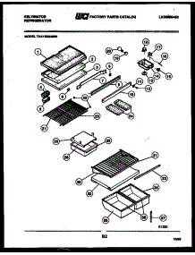 04 - Shelves And Supports parts for Frigidaire Refrigerator TAK190GN0F from AppliancePartsPros.com