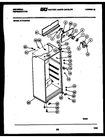 03 - Cabinet Parts parts for Frigidaire Refrigerator GTN140AH4 from AppliancePartsPros.com