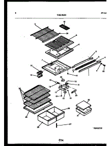 05 - Shelves And Supports parts for Frigidaire Refrigerator THK190JN1D from AppliancePartsPros.com