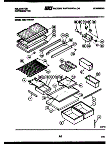 04 - Shelves And Supports parts for Frigidaire Refrigerator TMK160EN1T from AppliancePartsPros.com