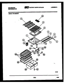 04 - Shelves And Supports parts for Frigidaire Refrigerator TPK180EN3D from AppliancePartsPros.com