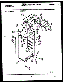 03 - Cabinet Parts parts for Frigidaire Refrigerator TPK180EN4W from AppliancePartsPros.com