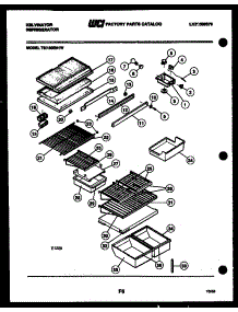 04 - Shelves And Supports parts for Frigidaire Refrigerator TSI180EN1F from AppliancePartsPros.com