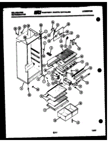 03 - Cabinet Parts parts for Frigidaire Refrigerator TPK160BN3F from AppliancePartsPros.com