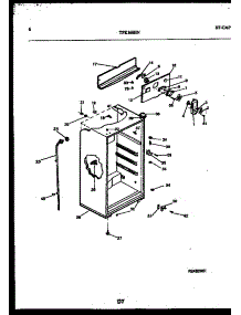 04 - Cabinet Parts parts for Frigidaire Refrigerator TPK160HN0D from AppliancePartsPros.com