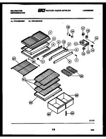 04 - Shelves And Supports parts for Frigidaire Refrigerator TPK160PN0V from AppliancePartsPros.com
