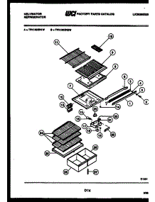04 - Shelves And Supports parts for Frigidaire Refrigerator TPK180EN1W from AppliancePartsPros.com