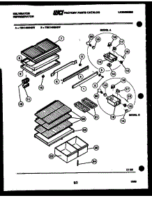 04 - Shelves And Supports parts for Frigidaire Refrigerator TSK140EN3F from AppliancePartsPros.com