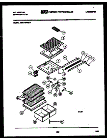04 - Shelves And Supports parts for Frigidaire Refrigerator TSK145PN1T from AppliancePartsPros.com