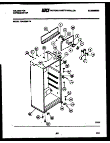 03 - Cabinet Parts parts for Frigidaire Refrigerator TSX120EN1V from AppliancePartsPros.com