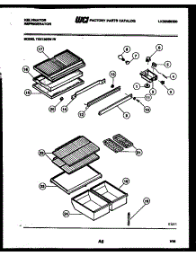 04 - Shelves And Supports parts for Frigidaire Refrigerator TSX120EN1V from AppliancePartsPros.com