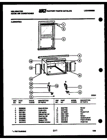 06 - Cabinet And Installation Parts parts for Frigidaire Air Conditioner M422F2SA from AppliancePartsPros.com