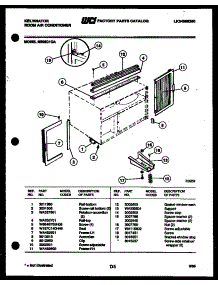 05 - Cabinet And Installation Parts parts for Frigidaire Air Conditioner M205G1QA from AppliancePartsPros.com