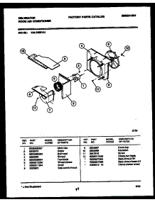 05 - Air Handling Parts parts for Frigidaire Air Conditioner KAL102S1A1 from AppliancePartsPros.com