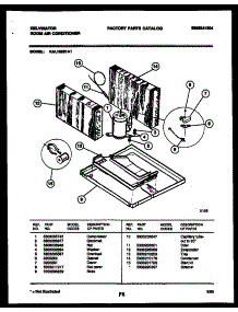 06 - Unit Parts parts for Frigidaire Air Conditioner KAL102S1A1 from AppliancePartsPros.com