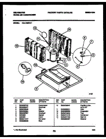07 - Window Kit parts for Frigidaire Air Conditioner KAL102S1A1 from AppliancePartsPros.com