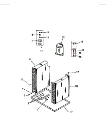 05 - Compressor parts for Frigidaire Air Conditioner MH110C1UA from AppliancePartsPros.com