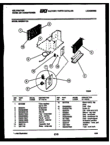 03 - Electric Parts parts for Frigidaire Air Conditioner MH208H1QA from AppliancePartsPros.com