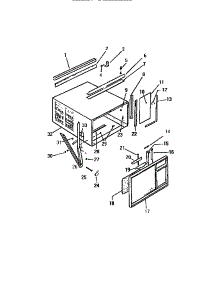 02 - Cabinet, Front, Wrapper parts for Frigidaire Air Conditioner MH521B2SA from AppliancePartsPros.com