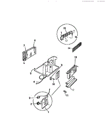 03 - Controls parts for Frigidaire Air Conditioner S2-06B1E from AppliancePartsPros.com