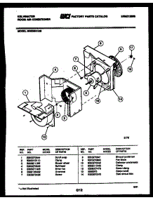04 - Air Handling Parts parts for Frigidaire Air Conditioner MH206H1QB from AppliancePartsPros.com