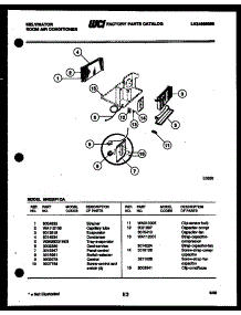 03 - Electrical Parts parts for Frigidaire Air Conditioner MH208F1QA from AppliancePartsPros.com