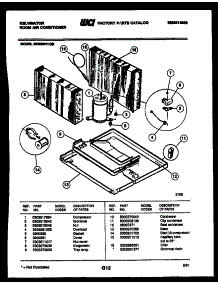 05 - System Parts parts for Frigidaire Air Conditioner MH206H1QB from AppliancePartsPros.com