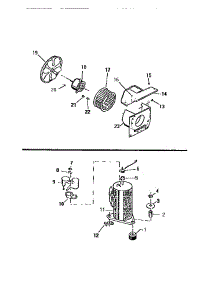 04 - Air Handling Parts, Compressor parts for Frigidaire Air Conditioner MH413A1QA from AppliancePartsPros.com