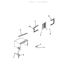 05 - Window Mounting Parts parts for Frigidaire Air Conditioner MH413A1QA from AppliancePartsPros.com