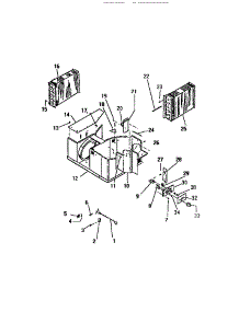 03 - Controls parts for Frigidaire Air Conditioner MH525B2SA from AppliancePartsPros.com