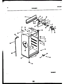 03 - Cabinet Parts parts for Frigidaire Refrigerator TPK160HN0W from AppliancePartsPros.com