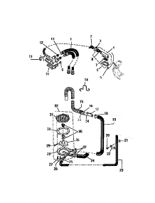 05 - Pump, Hoses parts for Frigidaire Washer AW200A0D from AppliancePartsPros.com