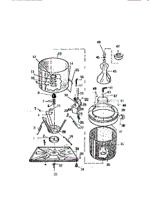 04 - Tubs, Base parts for Frigidaire Washer AW501A0W from AppliancePartsPros.com