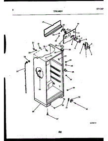 04 - Cabinet Parts parts for Frigidaire Refrigerator TPK160EN5T from AppliancePartsPros.com