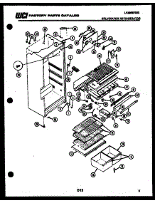 03 - Cabinet Parts parts for Frigidaire Refrigerator TPK160ZN0F from AppliancePartsPros.com