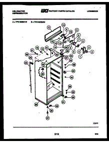 03 - Cabinet Parts parts for Frigidaire Refrigerator TPK180EN1V from AppliancePartsPros.com