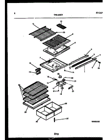 05 - Shelves And Supports parts for Frigidaire Refrigerator TPK180HN1W from AppliancePartsPros.com