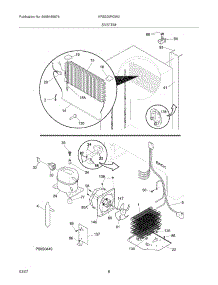 07 - System parts for Kelvinator Refrigerator KRS220RGW0 from AppliancePartsPros.com